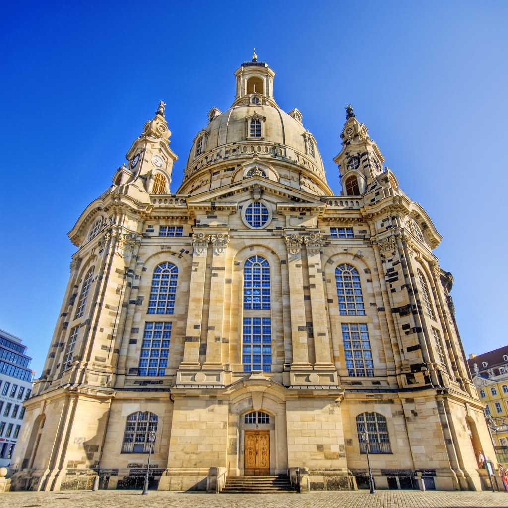Main Entrance Door Of The Frauenkirche Dresden