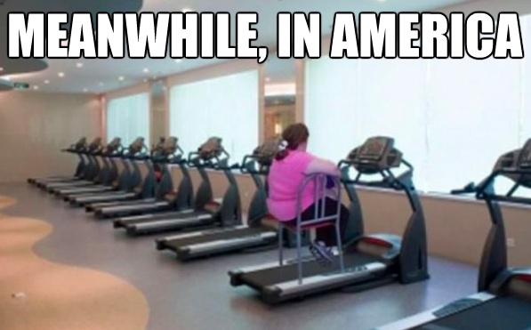 Meanwhile In America Funny American Meme Picture