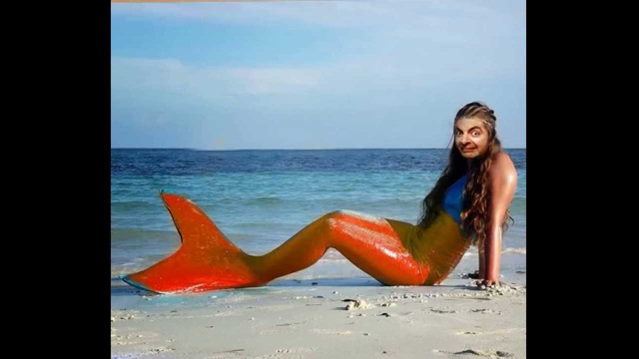 Mermaid Mr Bean Funny Picture