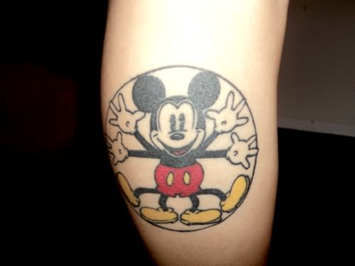 Mickey Mouse Tattoo Idea
