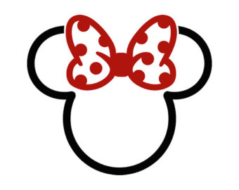 Minnie Mouse Head Tattoo Design