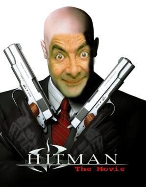 Mr Bean As Hitman Funny Picture