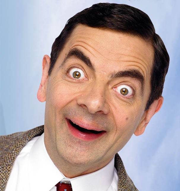 Mr Bean Making Funny Face Photo