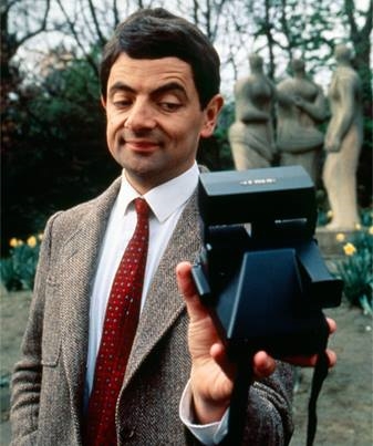 Mr Bean Taking Selfie Funny Picture