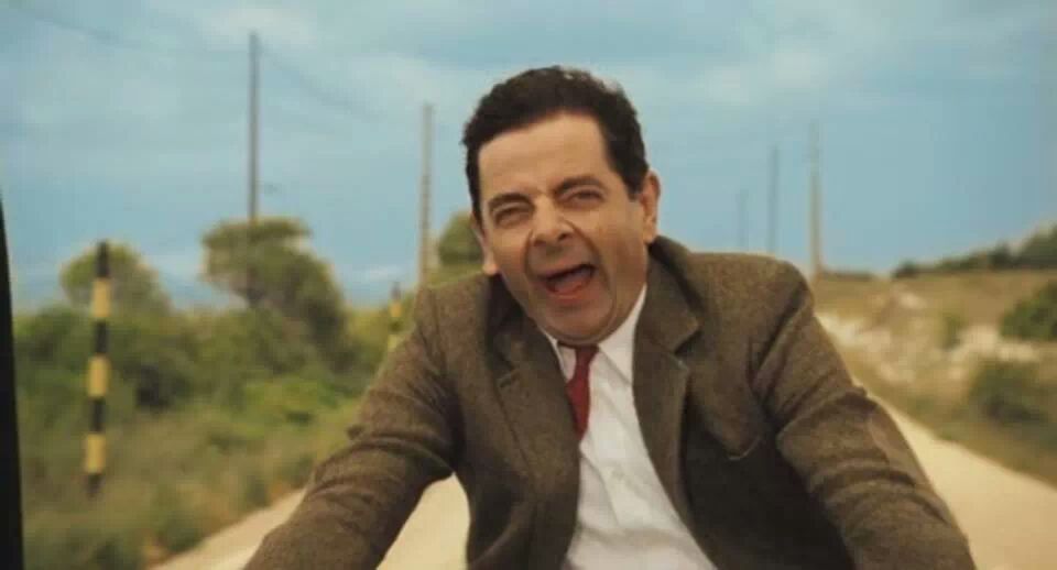Mr Bean With Open Mouth Funny Picture