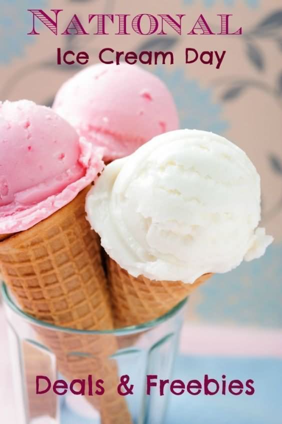 National Ice Cream Day Greetings Picture For Facebook