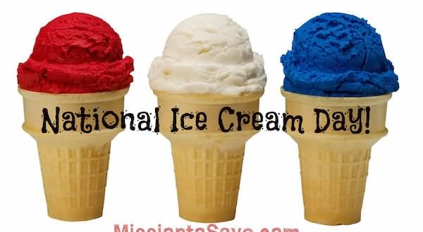 National Ice Cream Day Ice Cream Cones Picture