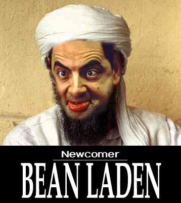 Newcomer Bean Laden Funny Mr Bean Meme Image