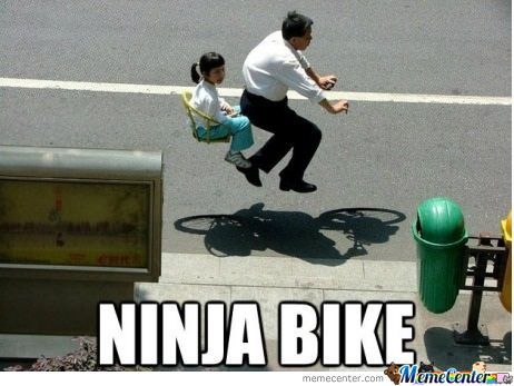 Ninja Bike Funny Bike Meme Picture