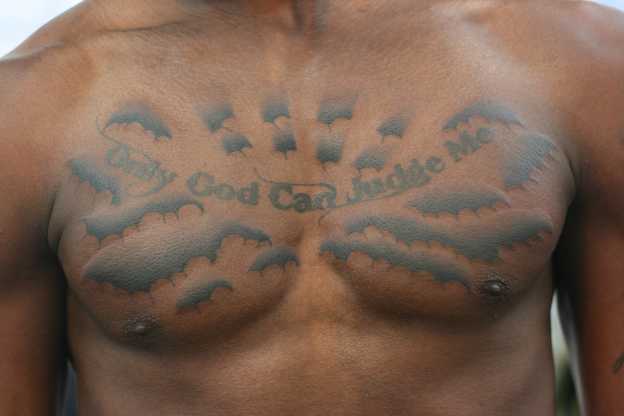 35+ Cloud Tattoos On Chest.