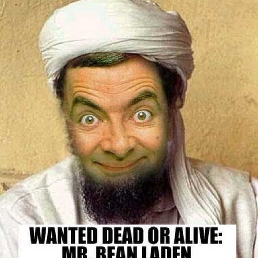 Osama Bin Laden Mr Bean Funny Image