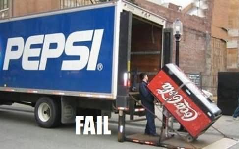 Pepsi Coca Cola Funny Fail Meme Image