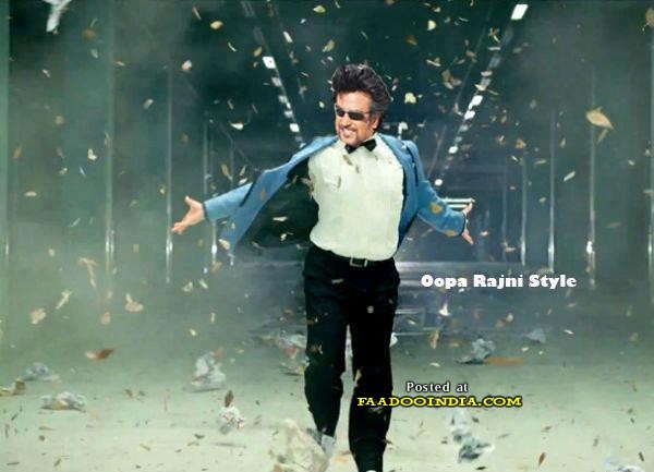 Rajinikanth Dancing In Gangnam Style Funny Picture For Facebook