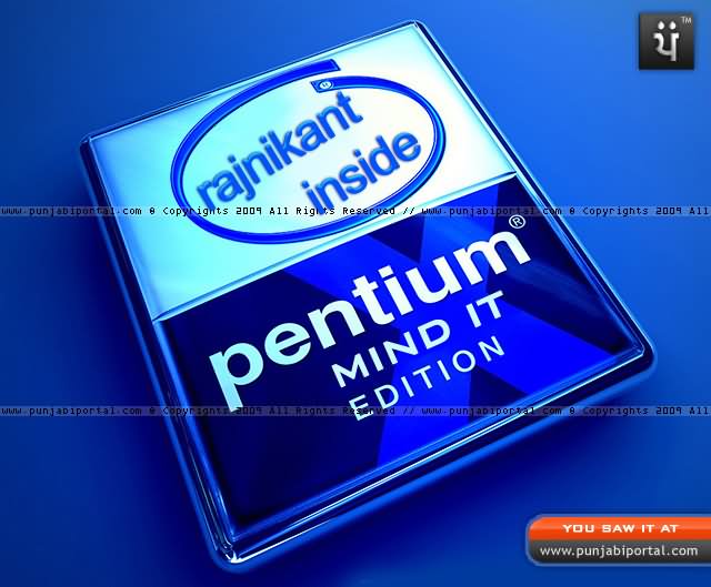 Rajinikanth Inside Pentium Mind It Edition Funny Rajnikant Image
