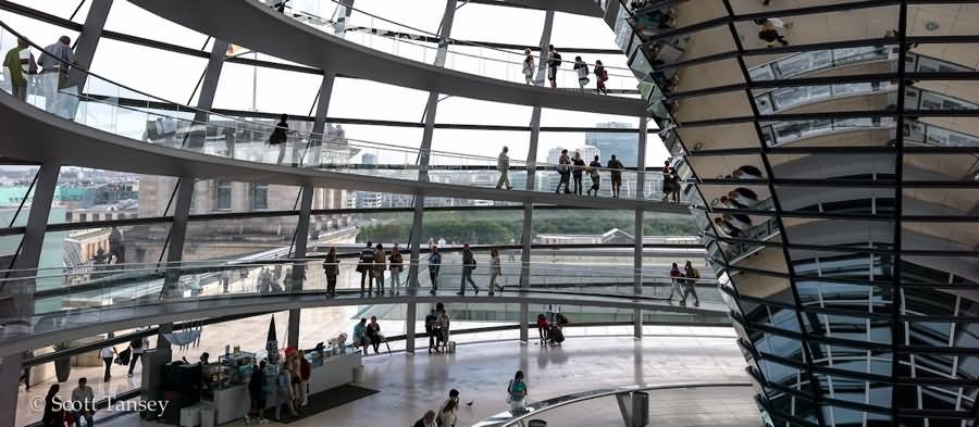 Reichstag Building Dome Inside Picture