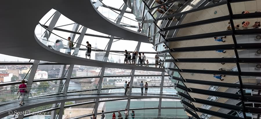 Reichstag Dome Inside Picture