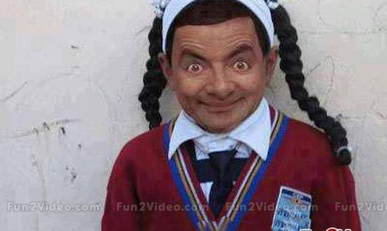School Girl Funny  Mr Bean Picture For Whatsapp
