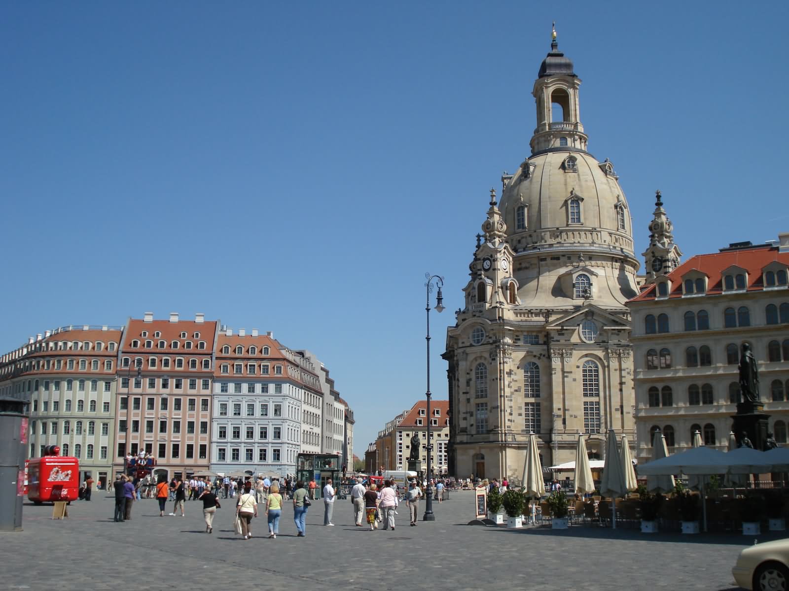 Side View Of The Frauenkirche Dresden