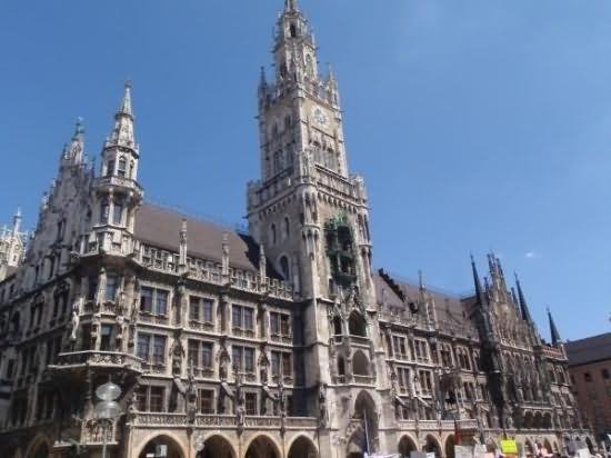 Side View Of The Neues Rathaus New Town Hall