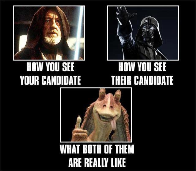 Star War Candidate Funny Meme Image