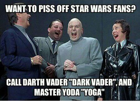 Star Wars Fans Funny Meme Picture For Facebook
