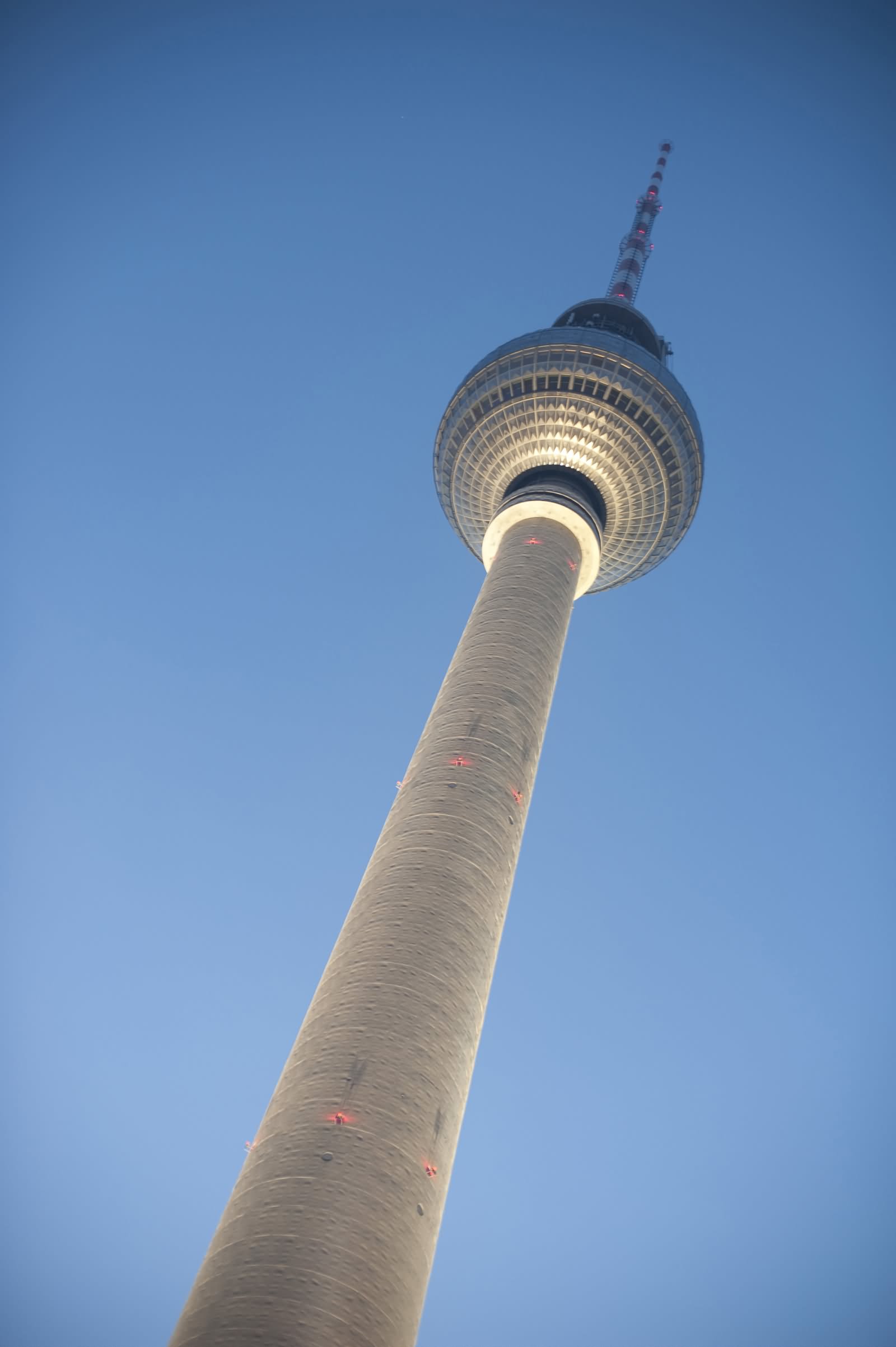 The Fernsehturm Tower At Dusk Picture