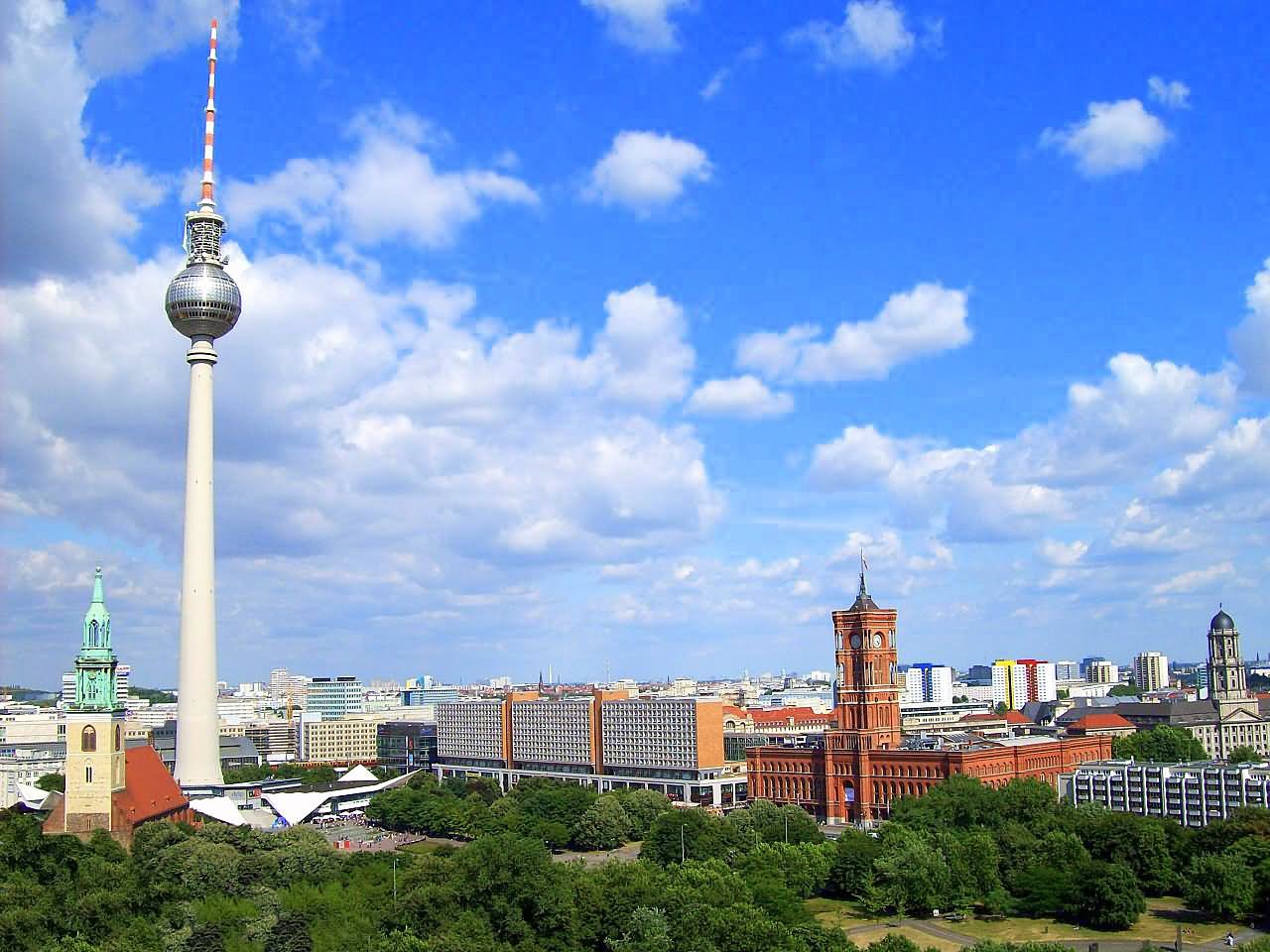 The Fernsehturm Tower In Berlin Picture