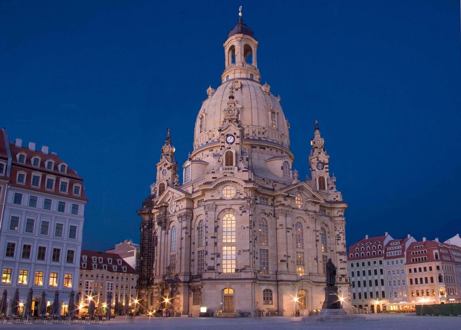 The Frauenkirche Dresden At Dusk