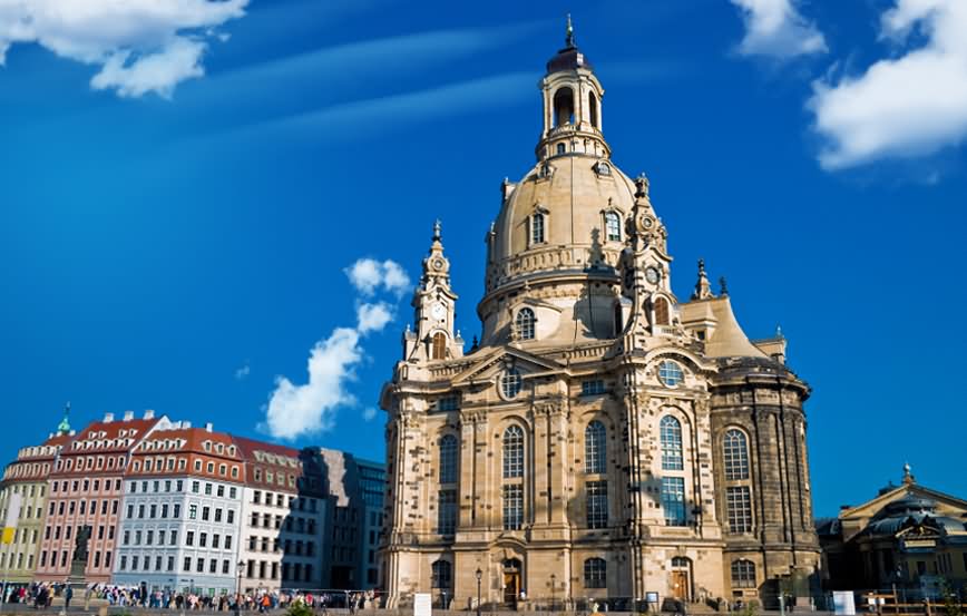 The Frauenkirche Dresden In Germany