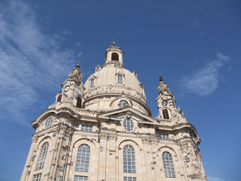 The Frauenkirche Dresden View From Below
