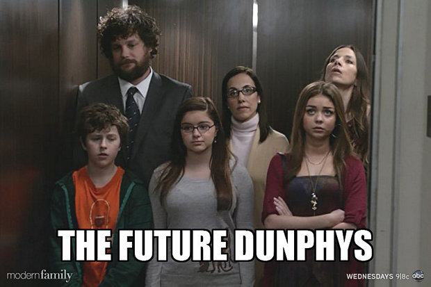 The Future Dunphys Funny Family Meme Image