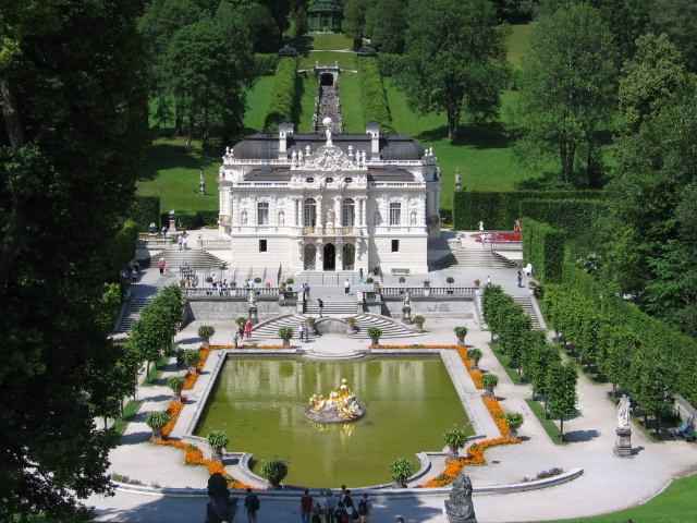 The Linderhof Palace In Bavaria, Germany Beautiful Picture