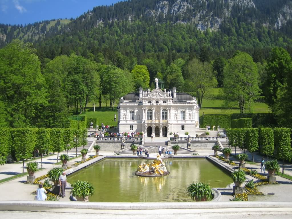 The Linderhof Palace In Bavaria