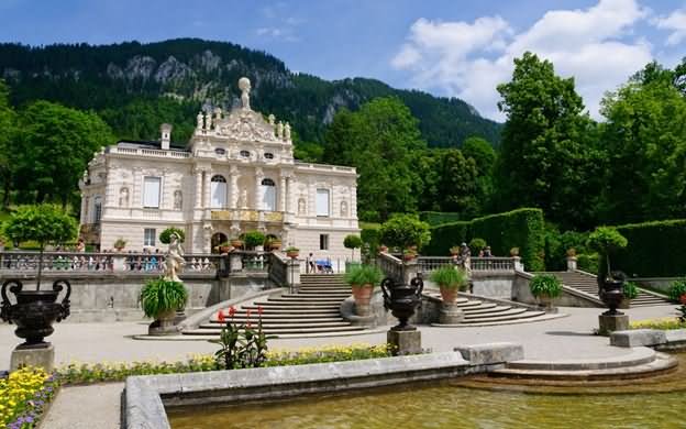 The Linderhof Palace Side View