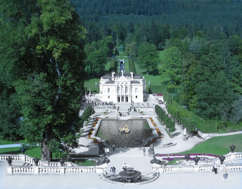 The Linderhof Palace With Fussen And Oberammergau