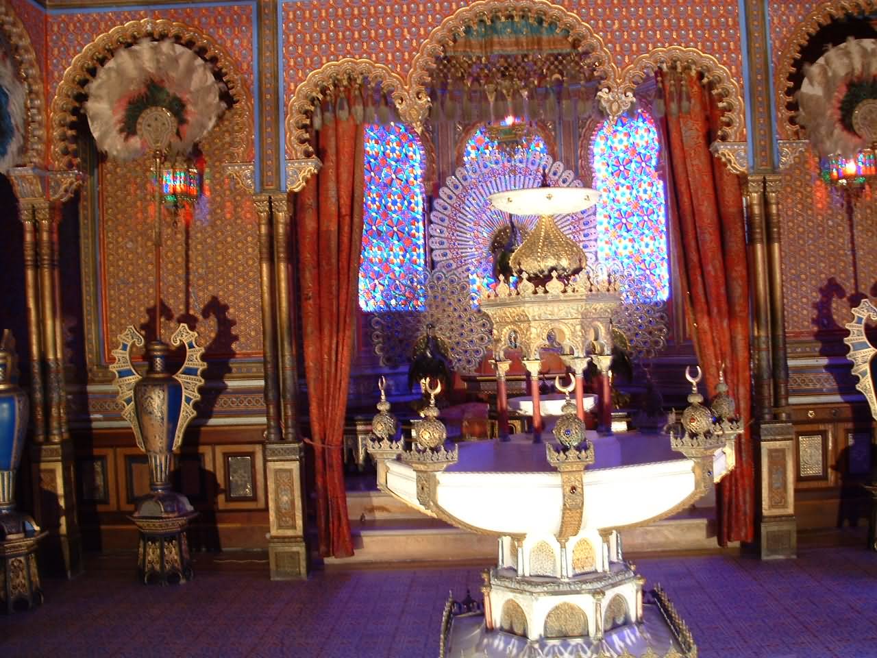 The Moorish Kiosk Inside The Linderhof Palace In Bavaria