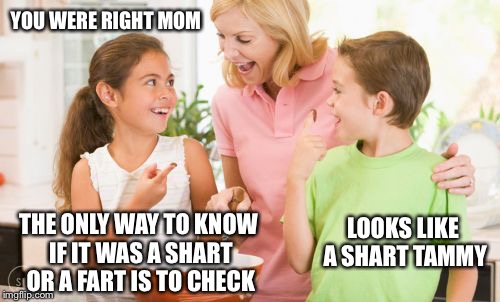 The Only Way To Know If It Was A Shart Or A Fart Is To Check Looks Like A Shart Tammy Funny Shart Meme Image