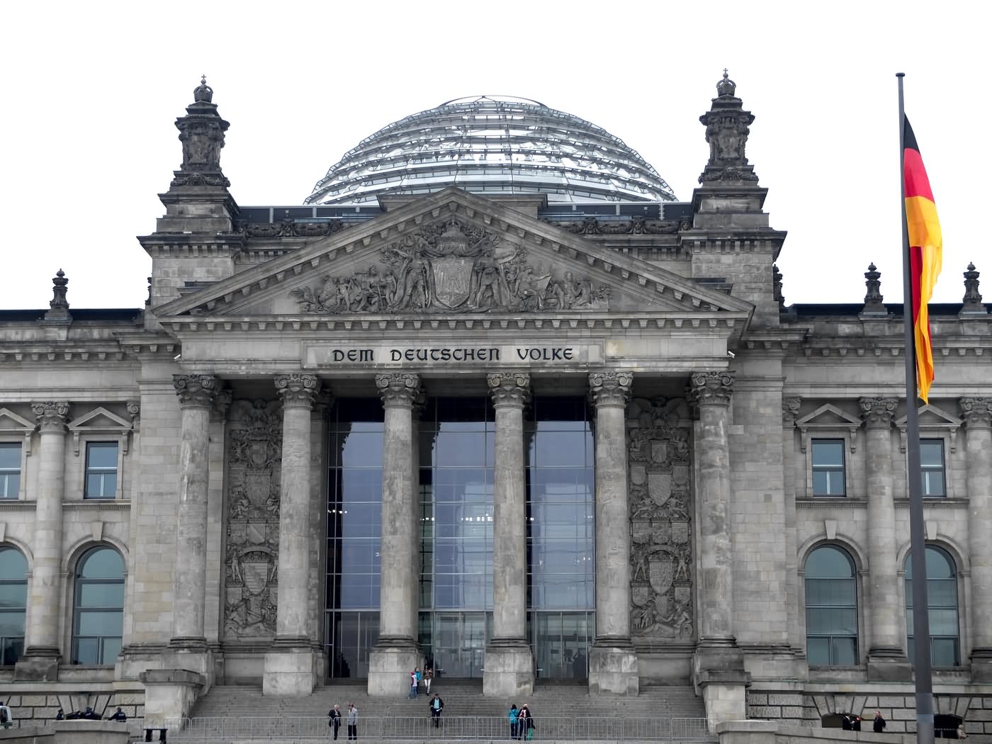 The Reichstag Building And Dome In Berlin