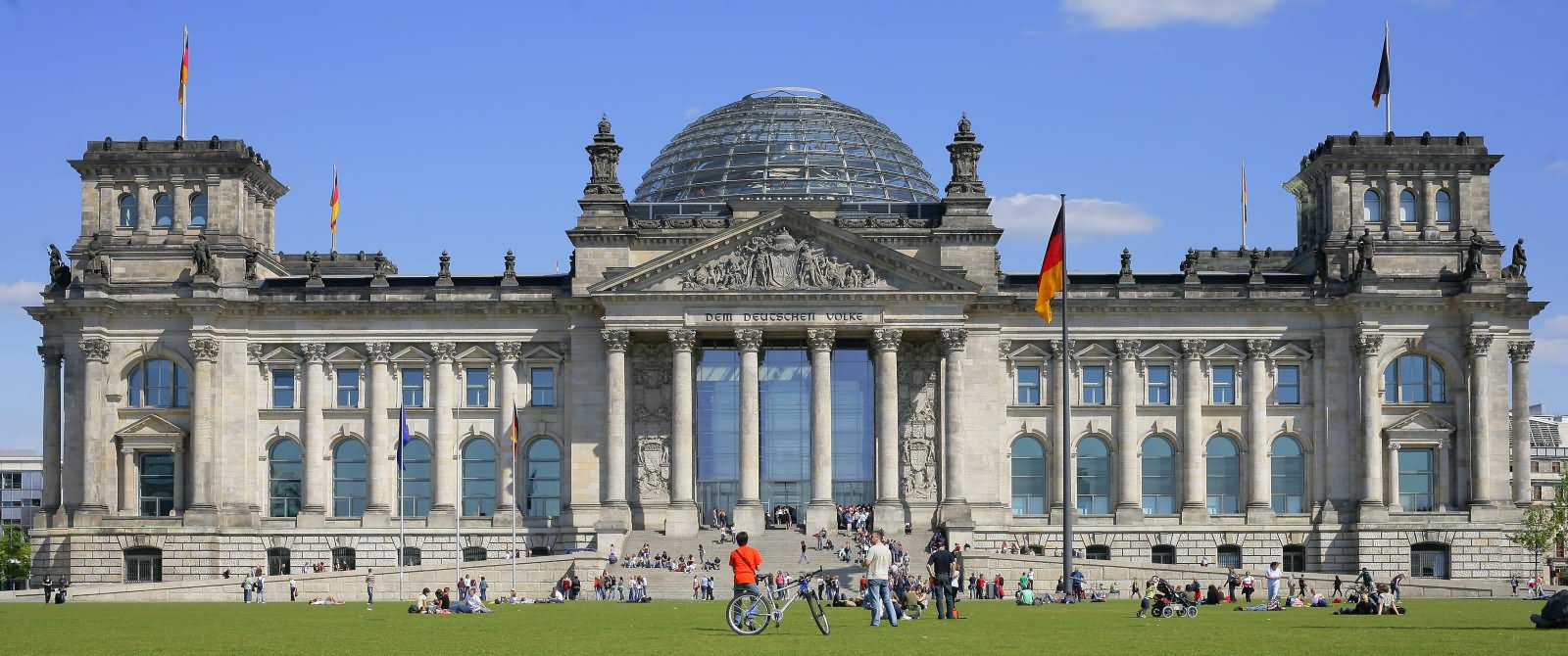 The Reichstag Building In Berlin, German