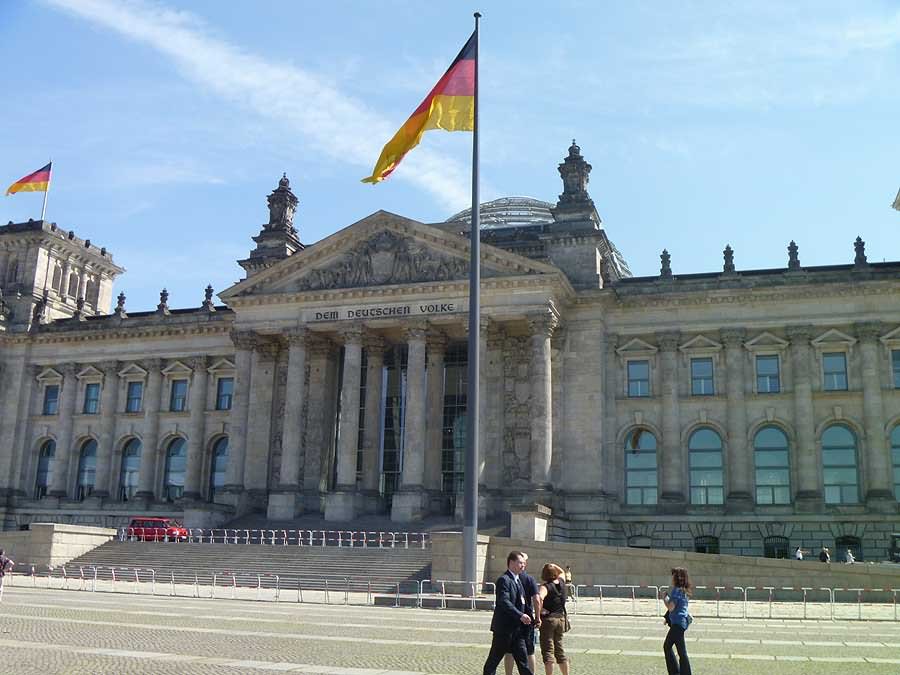 The Reichstag Building View From The Road