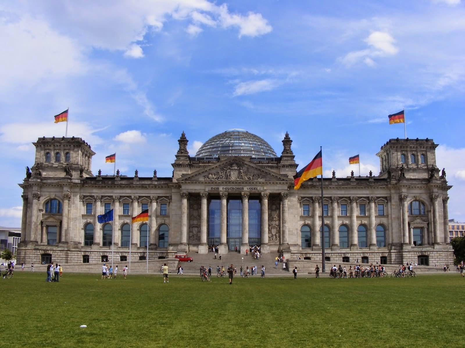 The Reichstag Building With Stained Glass Dome Picture