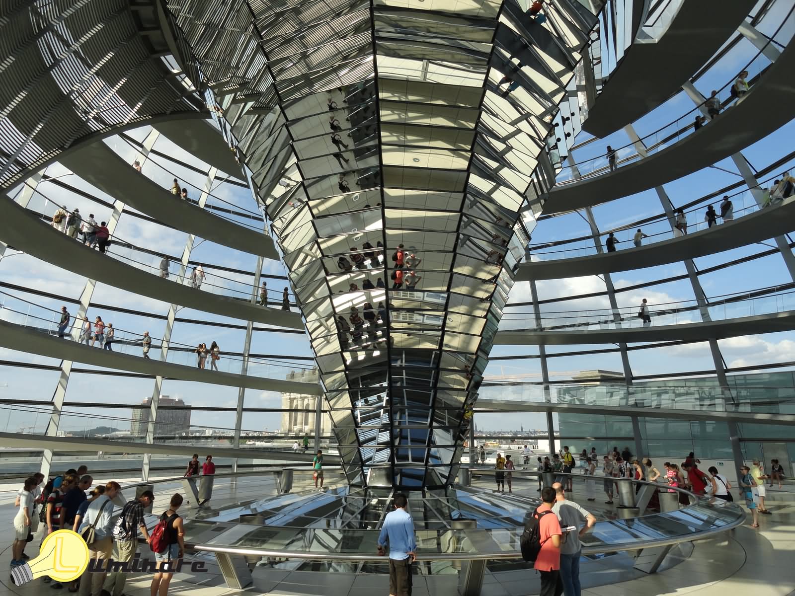 The Reichstag Dome Inteiror View Image