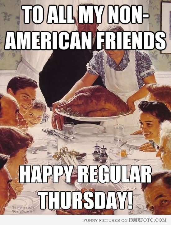 Thanksgiving Meme Funny Family.