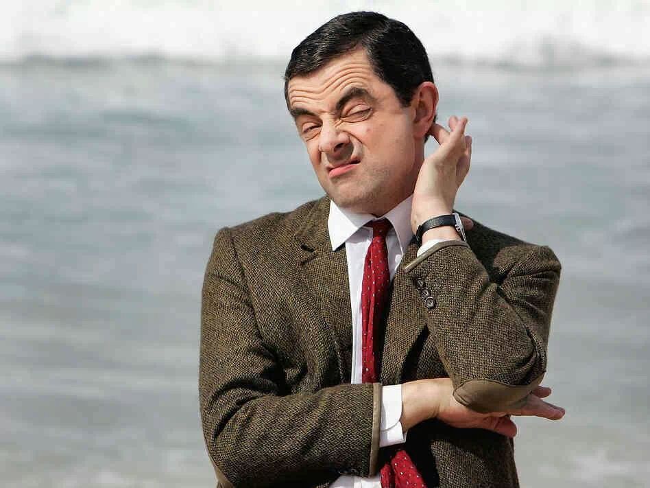 Very Funny Making Face Mr Bean Picture