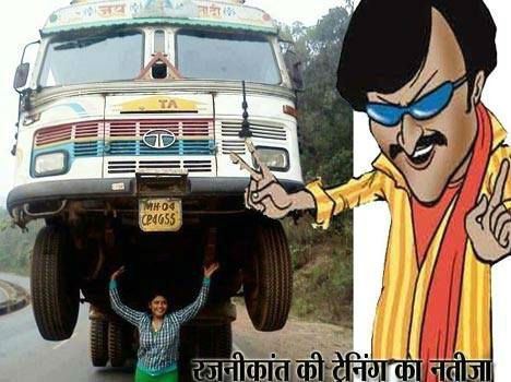 Very Funny Rajinikanth Picture For Whatsapp