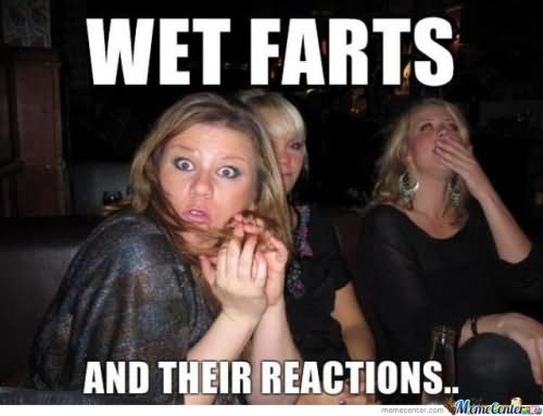 Girl Wet Fart
