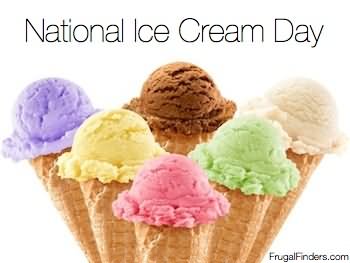 Wishing You National Ice Cream Day Greetings