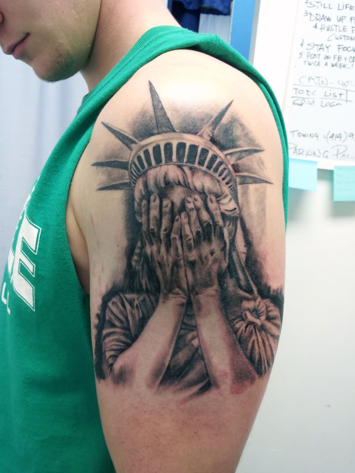 9+ Crying Statue Of Liberty Tattoos