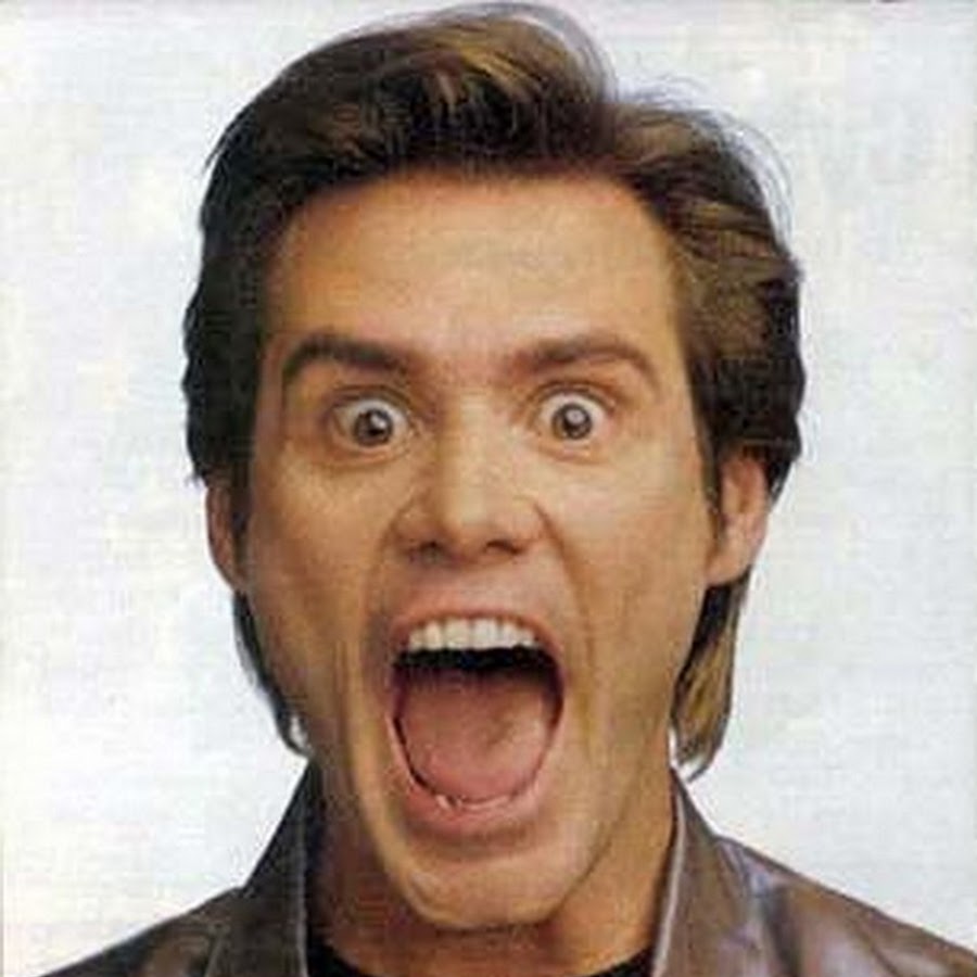 Funny Open Mouth Jim Carrey Picture
