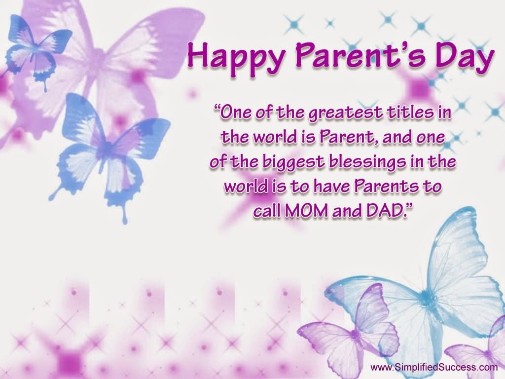 Happy Parents Day Greetings Image